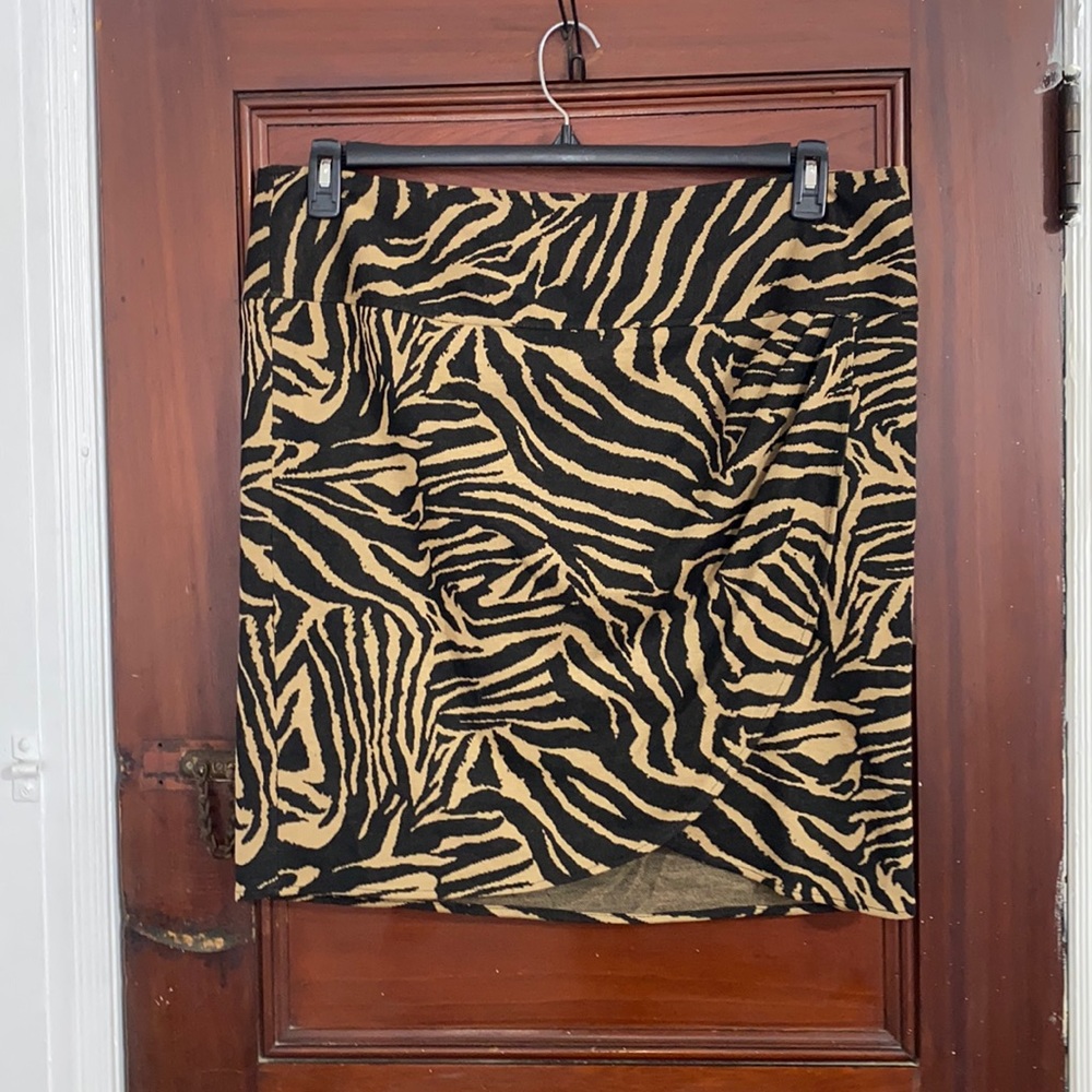 Lane Bryant Tiger Print Skirt
